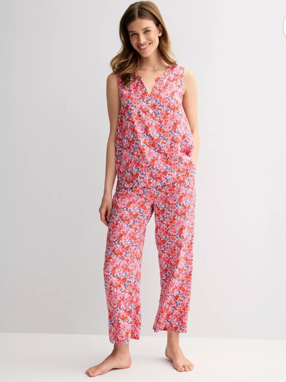Draper James red floral set
